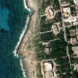 Mappa satellitare VIA LUNGOMARE, Racale