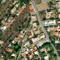 Mappa satellitare VIA ANDORRA, Carini