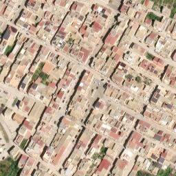 Mappa satellitare CONTRADA COMUNI, Calamonaci