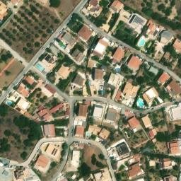 Mappa satellitare VIA DELLE ORTENSIE, Agrigento