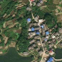 花湖镇卫星地图
