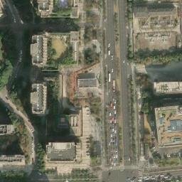 白杨街道卫星地图