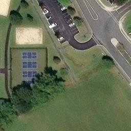 DTCC Volleyball Court — aerial view