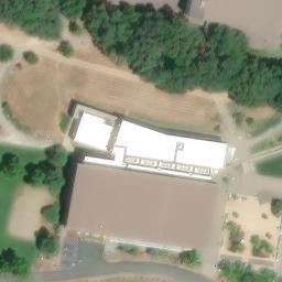 Mendocino College Volleyball Court — aerial view