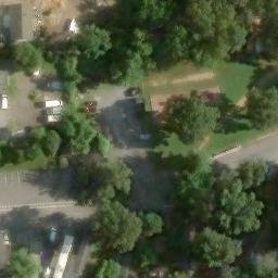 Sand Volleyball Court, Germantown, MD — aerial view