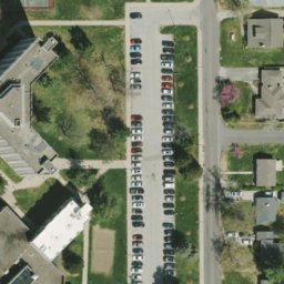 Willkie Sand Volleyball Court — aerial view