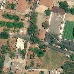 Sand Volleyball Court — aerial view
