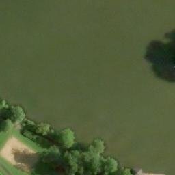 Sand Volleyball Court, Montgomery Village, MD — aerial view