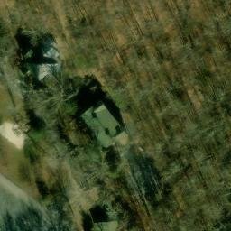 Volleyball Court, Capon Springs, WV — aerial view
