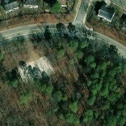 Volleyball Court, Maryland City, MD — aerial view