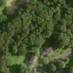 Sand Volleyball Court, North Potomac, MD — aerial view