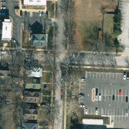 Volleyball Court, Kansas City, MO — aerial view