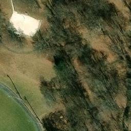 Sand Volleyball Court, Rockville, MD — aerial view