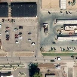 Sand Volleyball Court, Topeka, KS — aerial view