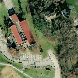 Sand Volleyball Court, Highland Heights, KY — aerial view