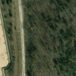 Sand Volleyball Court, Shawnee, KS — aerial view