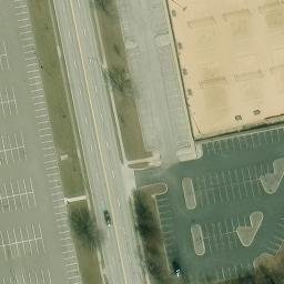 Sand Volleyball Court, Shawnee, KS — aerial view
