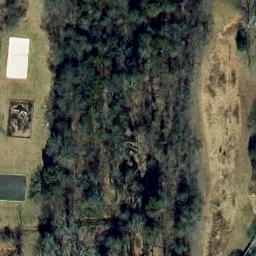 Sand Volleyball Court, Ashburn, VA — aerial view