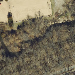 Sand Volleyball Court, Blue Springs, MO — aerial view