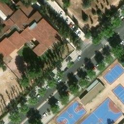 Volleyball Court — aerial view