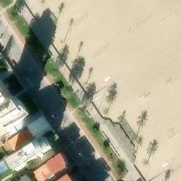 Sand Volleyball Court — aerial view