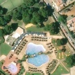 Sand Volleyball Court — aerial view