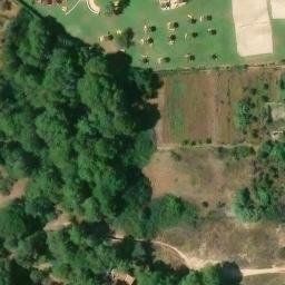 Sand Volleyball Court — aerial view