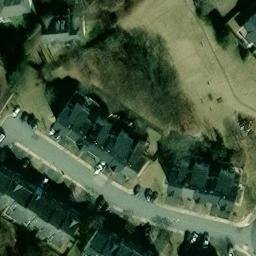 Volleyball Court, Crofton, MD — aerial view