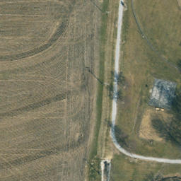 Volleyball Court, Concordia, MO — aerial view