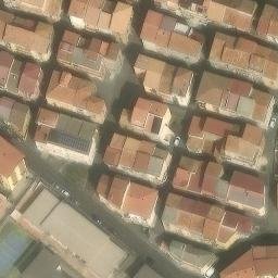 Volleyball Court near Lamezia Terme — aerial view