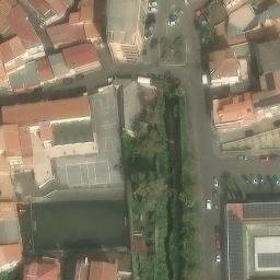 Volleyball Court near Lamezia Terme — aerial view