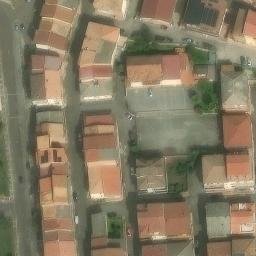 Volleyball Court near Lamezia Terme — aerial view