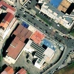 Volleyball Court near Lamezia Terme — aerial view