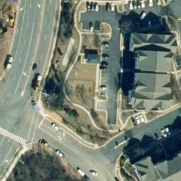 Sand Volleyball Court, Hutchison, VA — aerial view