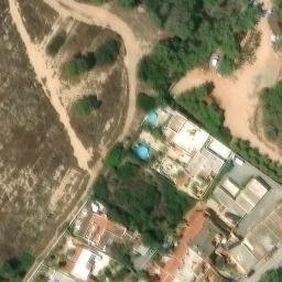 Volleyball Court near Sant Josep de sa Talaia — aerial view