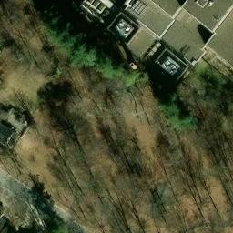 Asphalt Volleyball Court, Bethesda, MD — aerial view