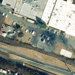 Volleyball Court, Reston, VA — aerial view