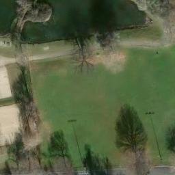 Sand Volleyball Court, North Auburn, CA — aerial view