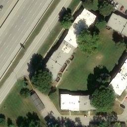 Volleyball Court, Lenexa, KS — aerial view