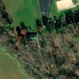 Volleyball Court, KY — aerial view