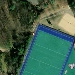 Sand Volleyball Court, Washington, DC — aerial view