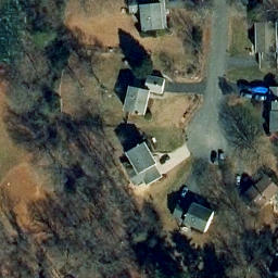 Volleyball Court, Reston, VA — aerial view