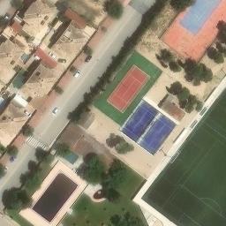 Volleyball Court — aerial view