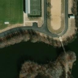 Sand Volleyball — aerial view