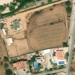 Sand Volleyball Court — aerial view