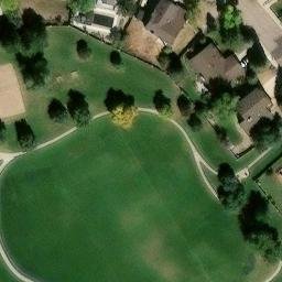 Volleyball Court, Colorado Springs, CO — aerial view