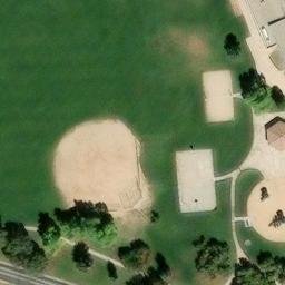 Volleyball Court, Colorado Springs, CO — aerial view