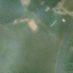 Volleyball Court, Denton, MD — aerial view