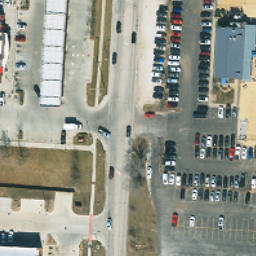Volleyball Beach — aerial view