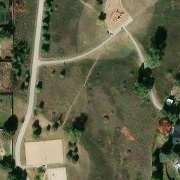 Volleyball Court, Colorado Springs, CO — aerial view